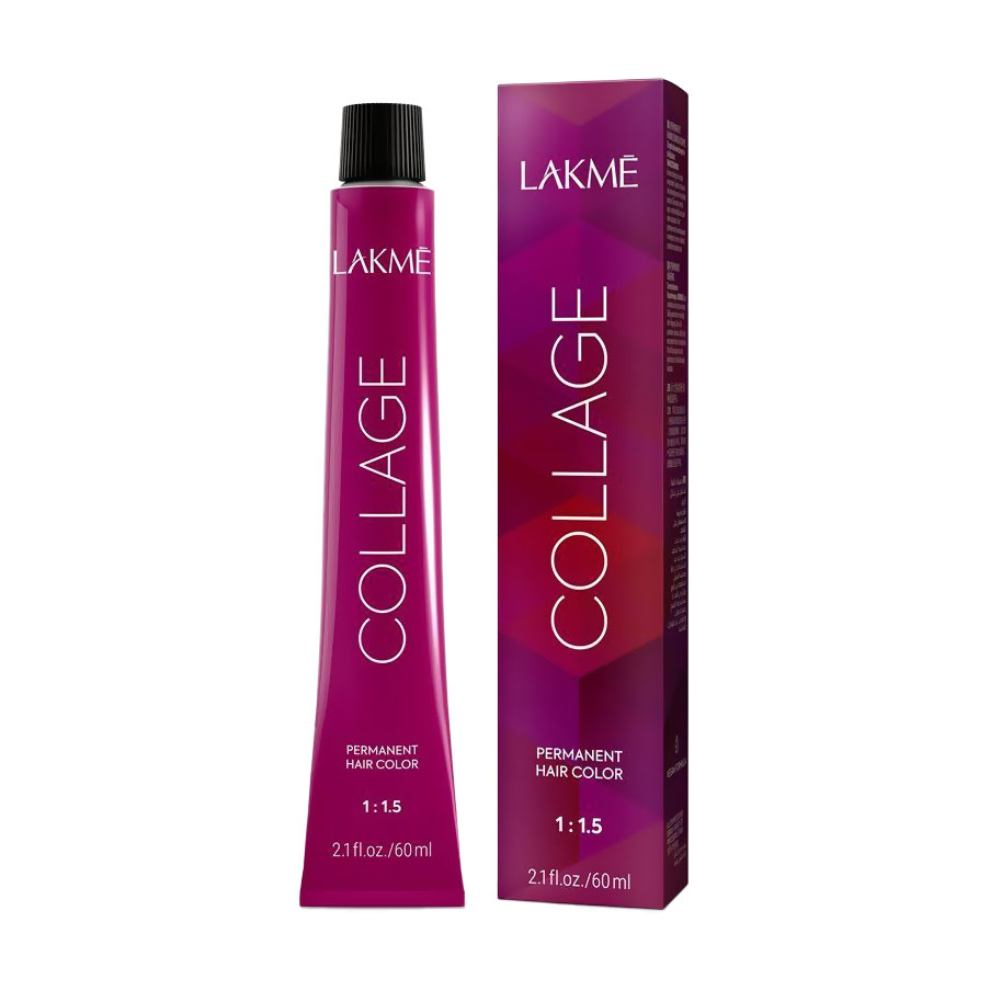 Перманентна фарба для волосся Lakme Collage Creme Hair Color 6/66 Intense Chestnut Dark Blonde, 60 мл